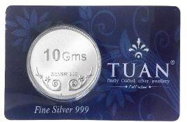 Tuan BIS Hallmarked 999 Purity 10 Gram Silver Coin for Gifting