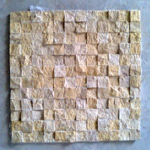 Ita Gold Mosaic, Flory Gold Marble, Natural Stone