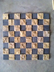 Kadpa Black, Ita Gold Mosaic, Agariya Marble