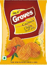 Groves Snacks - (cassava Hot  and Spicy)