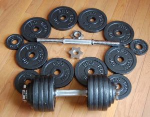 dumbbell plates