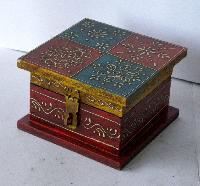 wood painted box