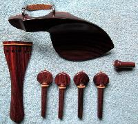 Violin Rosewood Fittings Set