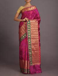 traditional tussar silk sarees