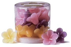 Mini Plumeria Floating Candles