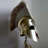 Brass Armour Helmets