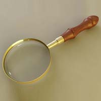 Brass Magnifying Glass