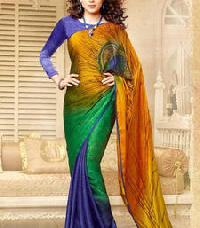 Designer Crepe Saree