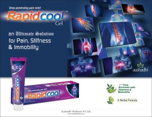 Herbal pain relief gel for back pain