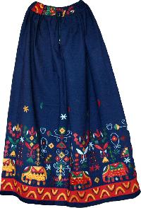 embroidered long skirts