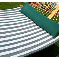 Quilted Hammock-Green & White