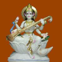 Marble Saraswati Statue