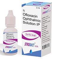Strobact- 0.3% , Ofloxacin Ophthalmic Solution