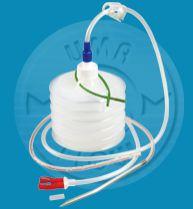 closed wound suction unit