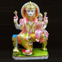 Marble Vishnu Laxmi Statues