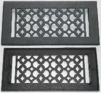 HVAC floor register tops