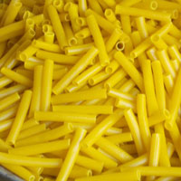 Yellow Pipe Shape Pellets