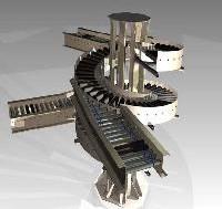 spiral roller conveyor