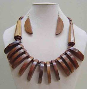 Wooden Necklace Set