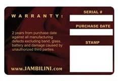 Warranty Card Designing and Printing