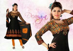 Cotton Printed Anarkali Suits