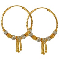 Gold Ear Hoops