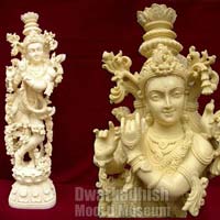 Synthetic Marble Krishna Statue