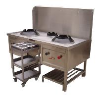 Continental Chineese Cooking Range with Masala Trolley