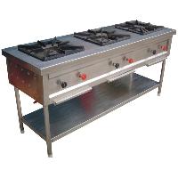 Three Burner Cooking Range - Indian