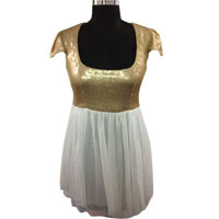 Gold Sequinned Top