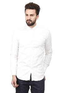 MSG White Casuals Regular Fit Shirt