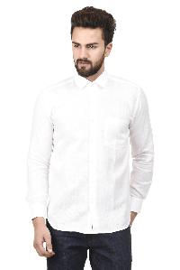 MSG White Regular Casual Shirt