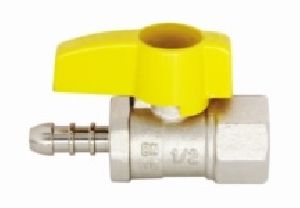 Brass Gas Ball Valves with Nozzle