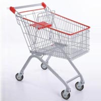 powder coated shopping trolleys
