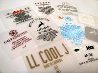 fabric printed labels