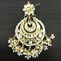 Kundan Chand Baali Earrings