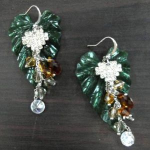 Green Earrings