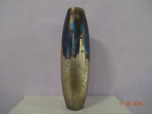 Large Glass Flower Vase GIN 1557