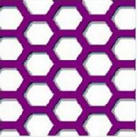 Hexagon Holes Perforated Sheet