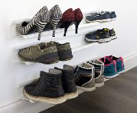 wall mounted shoe racks