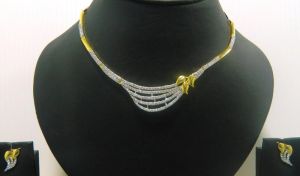 American Diamond Necklace Set