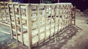 Pine Wooden Cages