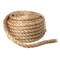 brown fibre rope