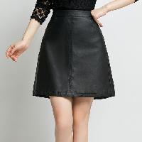 womens leather skirts