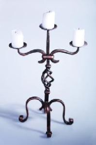 Wrought Iron Candle Stands