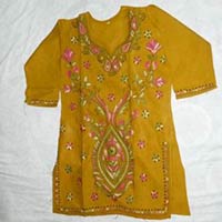 Cotton Kurtis with Applique Work