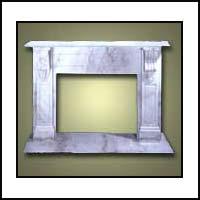 Stone Fireplace - (sf-7)