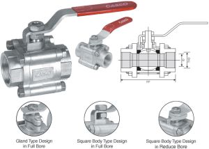 Socket weld End Ball Valve