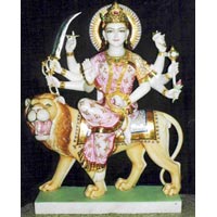 Durga Maa Marble Statues - 01