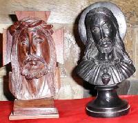 Wooden Christian Busts